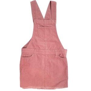 THE CHILDREN'S PLACE Fruit Cocktail Pink Corduroy Overall Dress Girl's 6